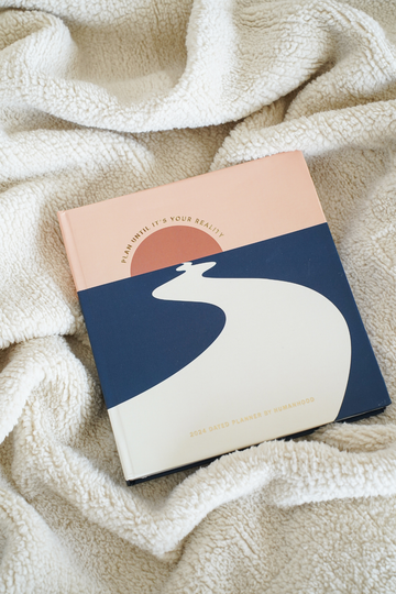 2024 Dated Planner - Guiding Light | 2024 Planner | Goal-Setting and Planning| Hardbound Cover | Christmas & New-Year Gifts | Naval Blue